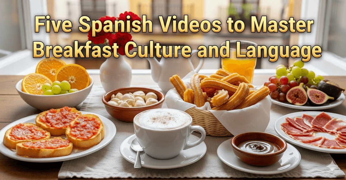 Five Spanish Videos to Master Breakfast Culture and Language - Blog Post