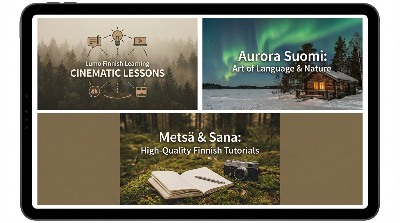 Best YouTube channels for learning Finnish