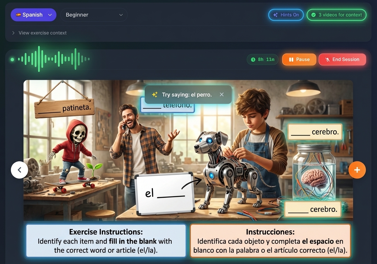 LangTrack - Learn languages by watching videos with AI tutor